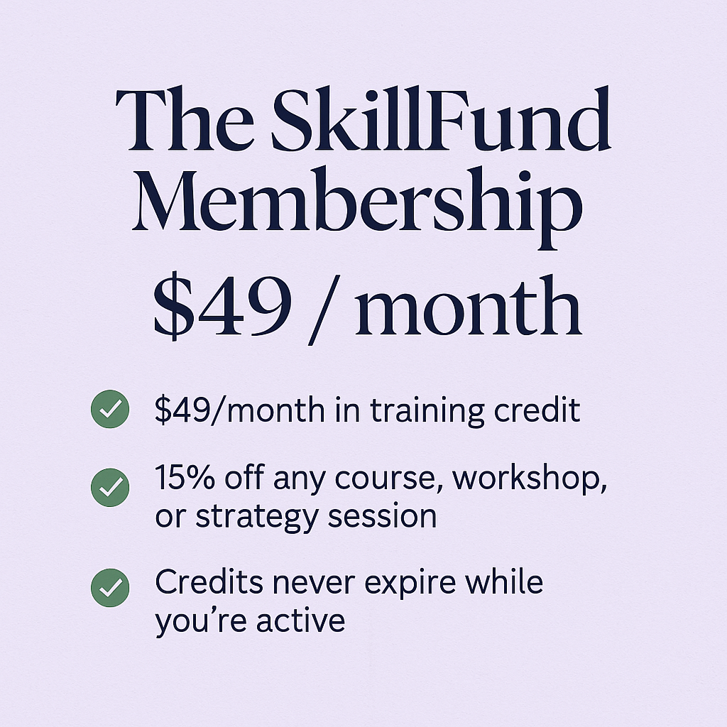The SkillFund Membership
